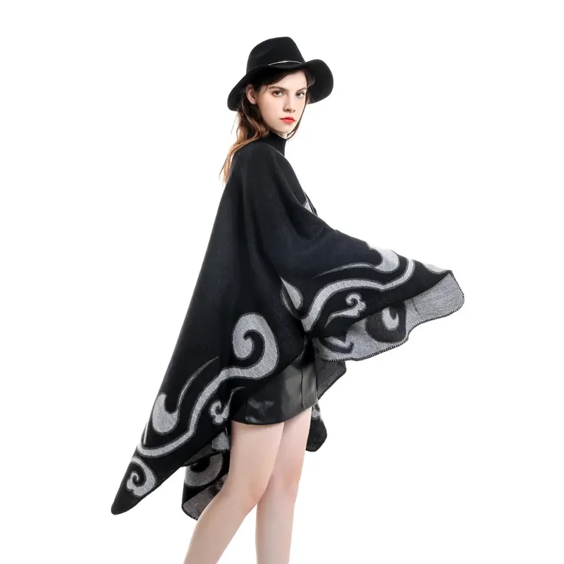 Poncho femme tendance