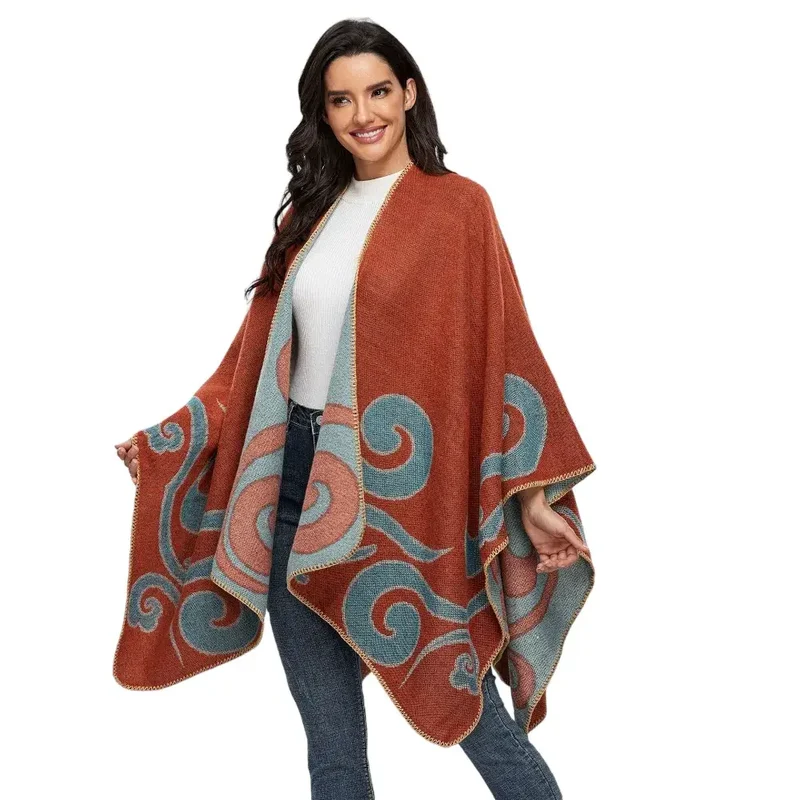 Poncho femme tendance