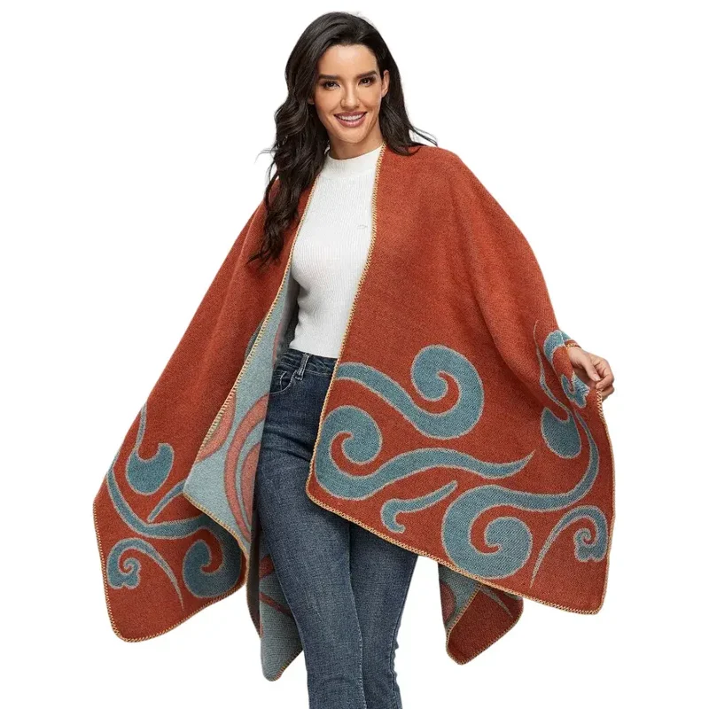 Poncho femme tendance