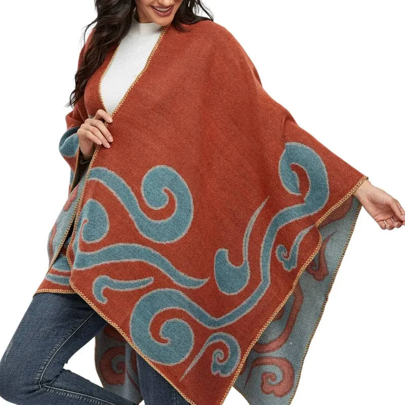 Poncho femme tendance