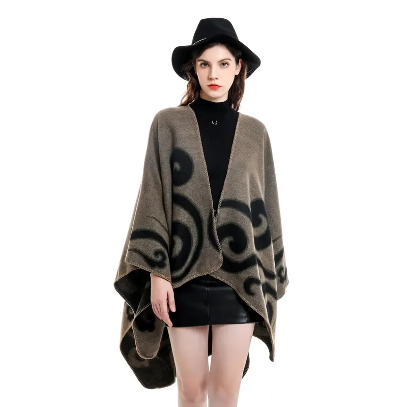 Poncho femme tendance