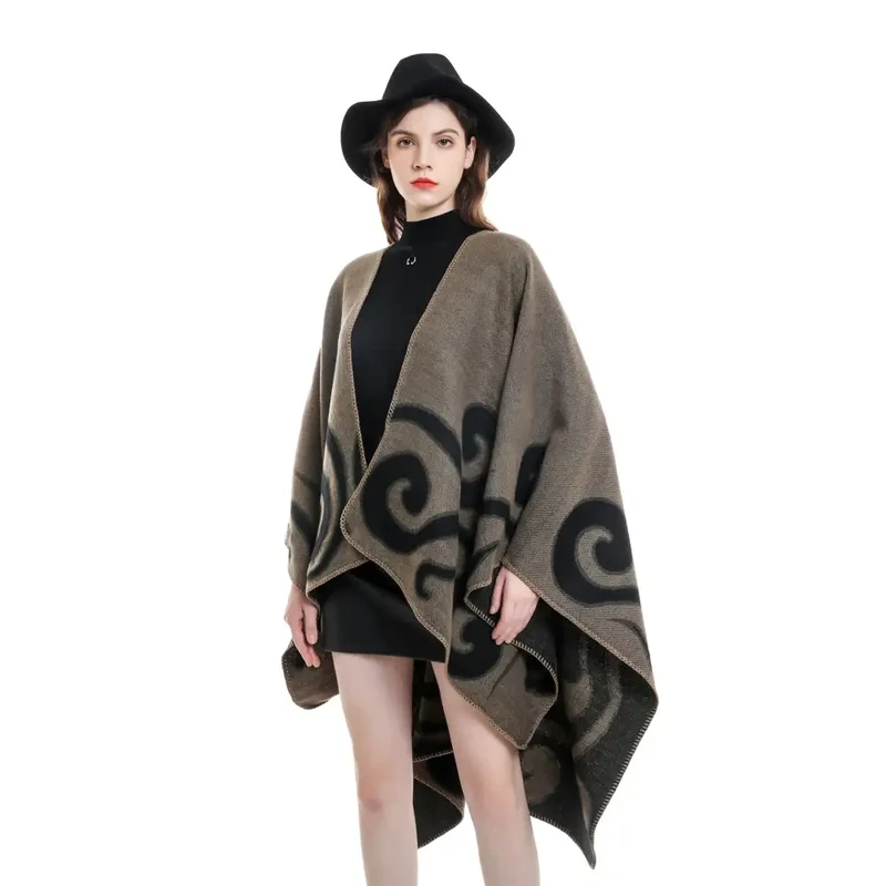 Poncho femme tendance