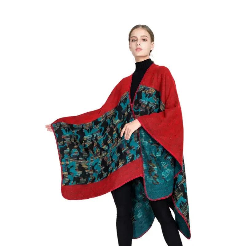 Poncho femme tendance