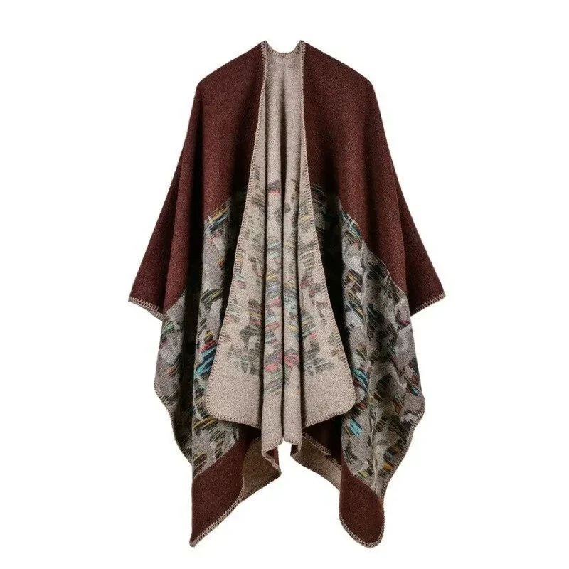 Poncho femme tendance