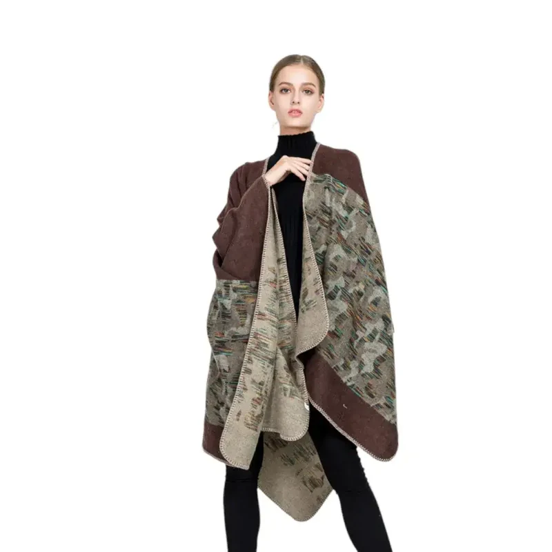 Poncho femme tendance