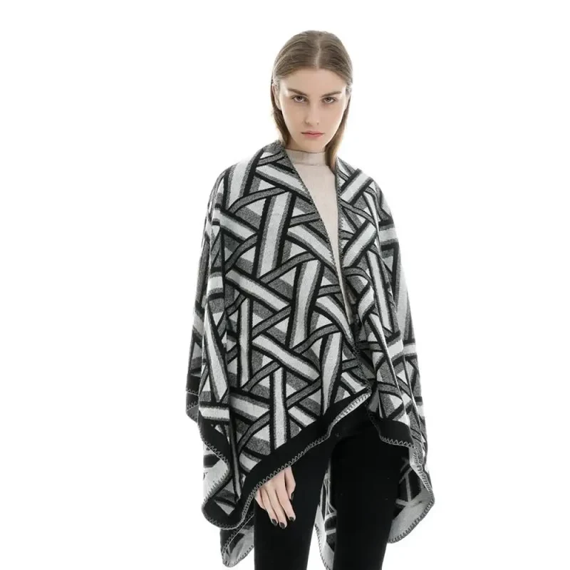Poncho cachemire femme