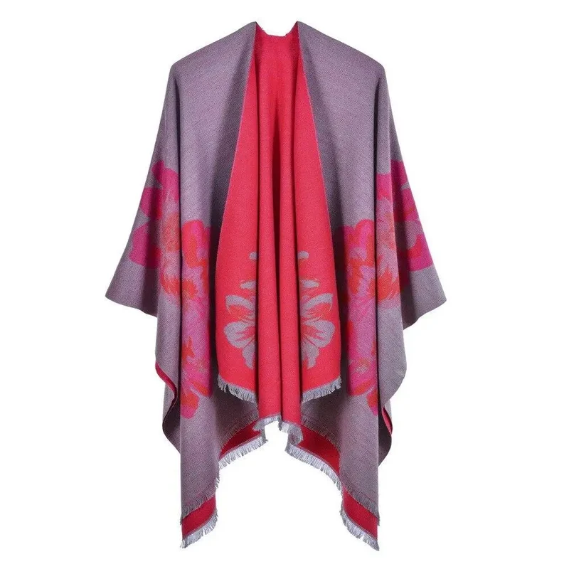 Echarpe poncho femme