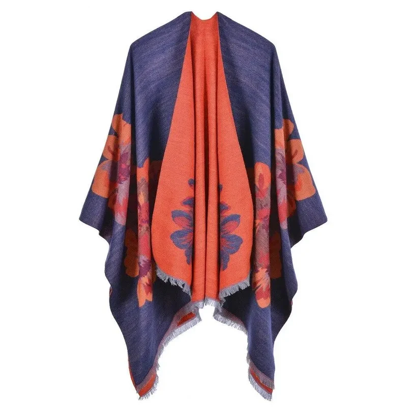 Echarpe poncho femme
