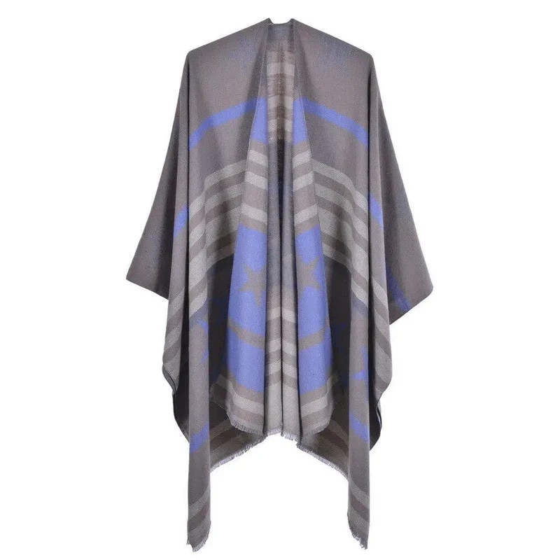Echarpe poncho femme