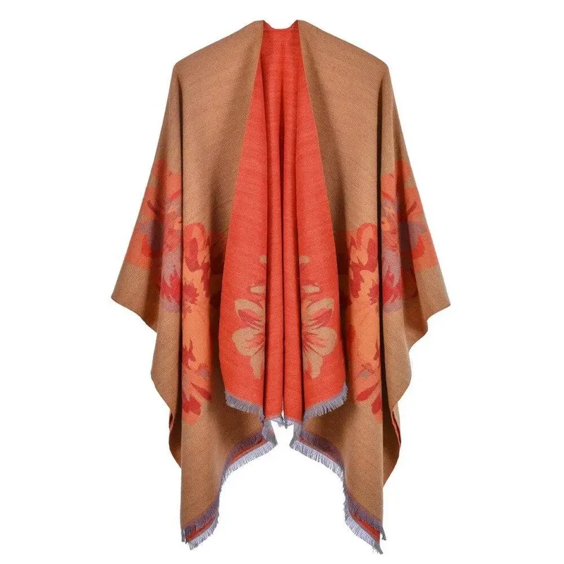 Echarpe poncho femme