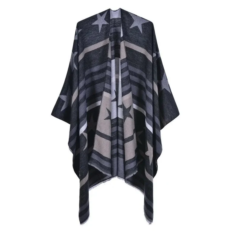 Echarpe poncho femme