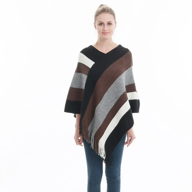 Chale poncho femme