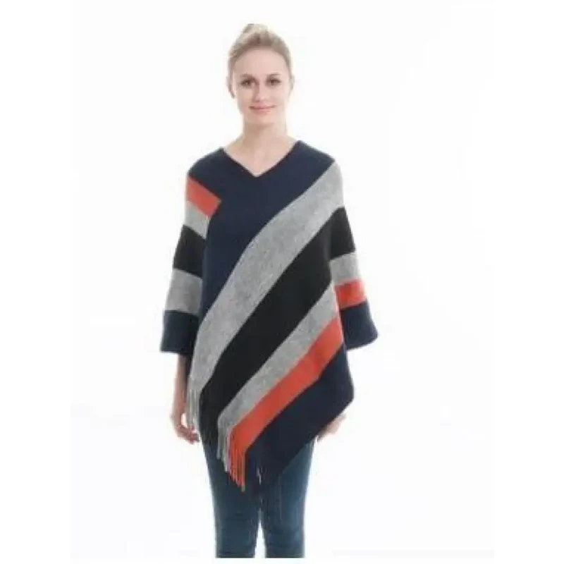 Chale poncho femme
