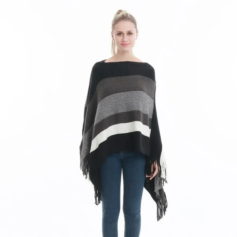Chale poncho femme