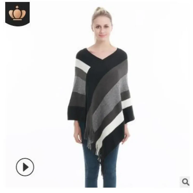 Chale poncho femme