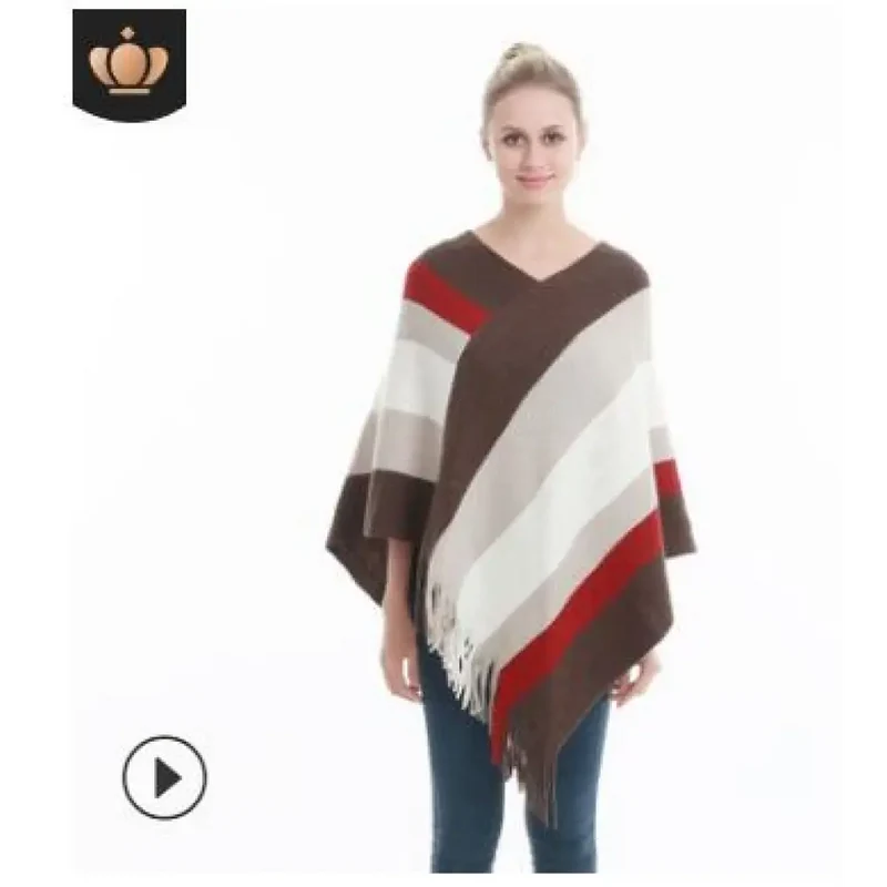Chale poncho femme