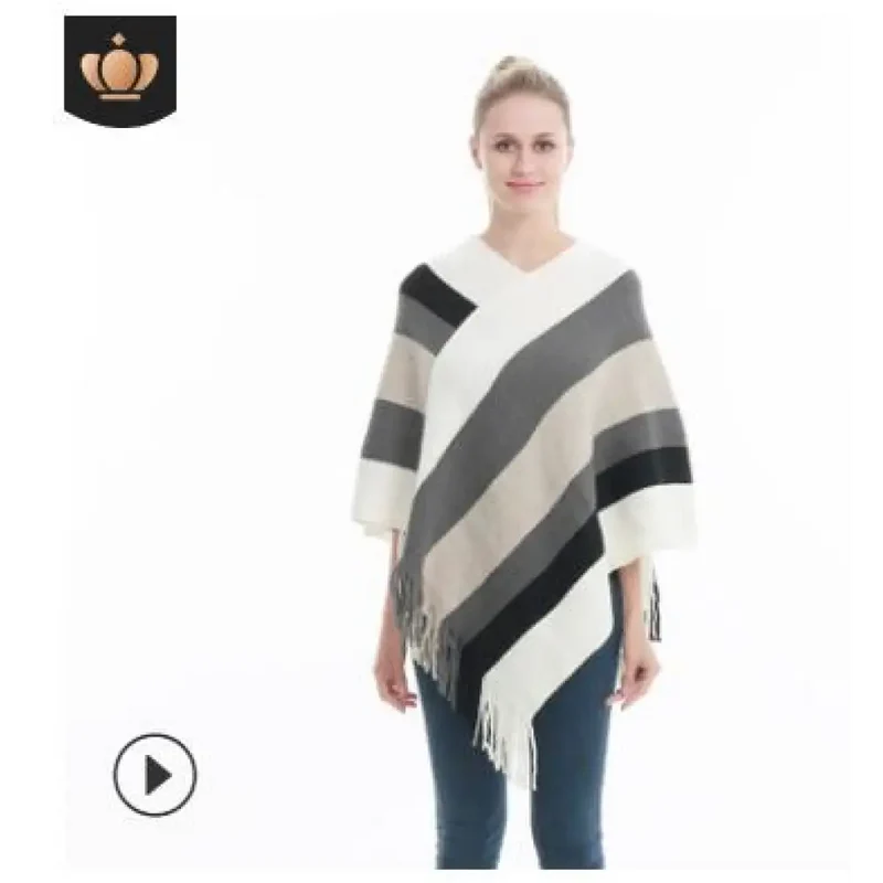 Chale poncho femme