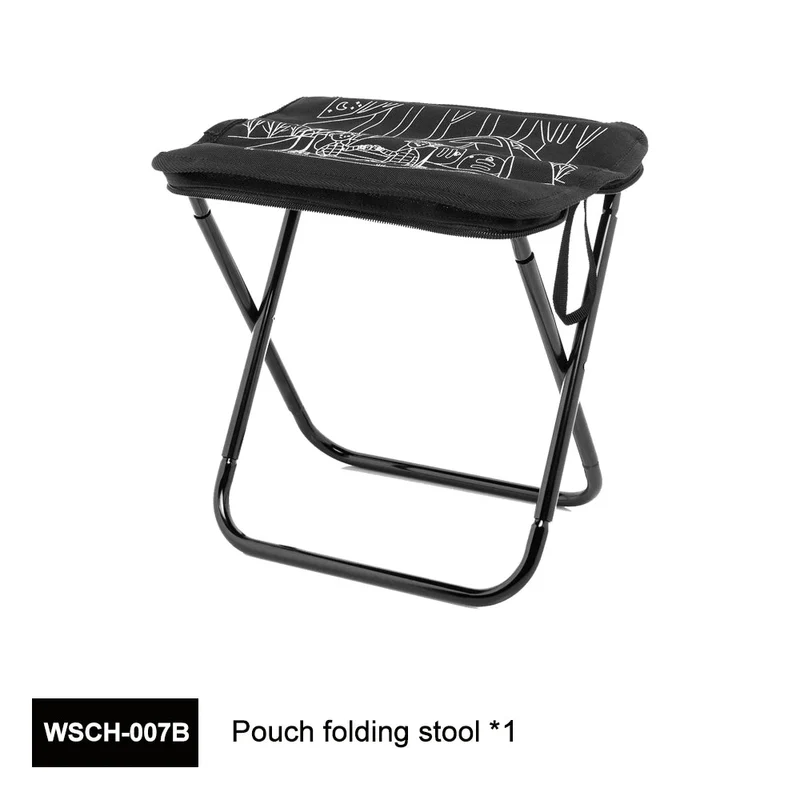 Tabouret de camping pliable pour la pêche, le voyage et le camping "Widesea - WSCH-007B"