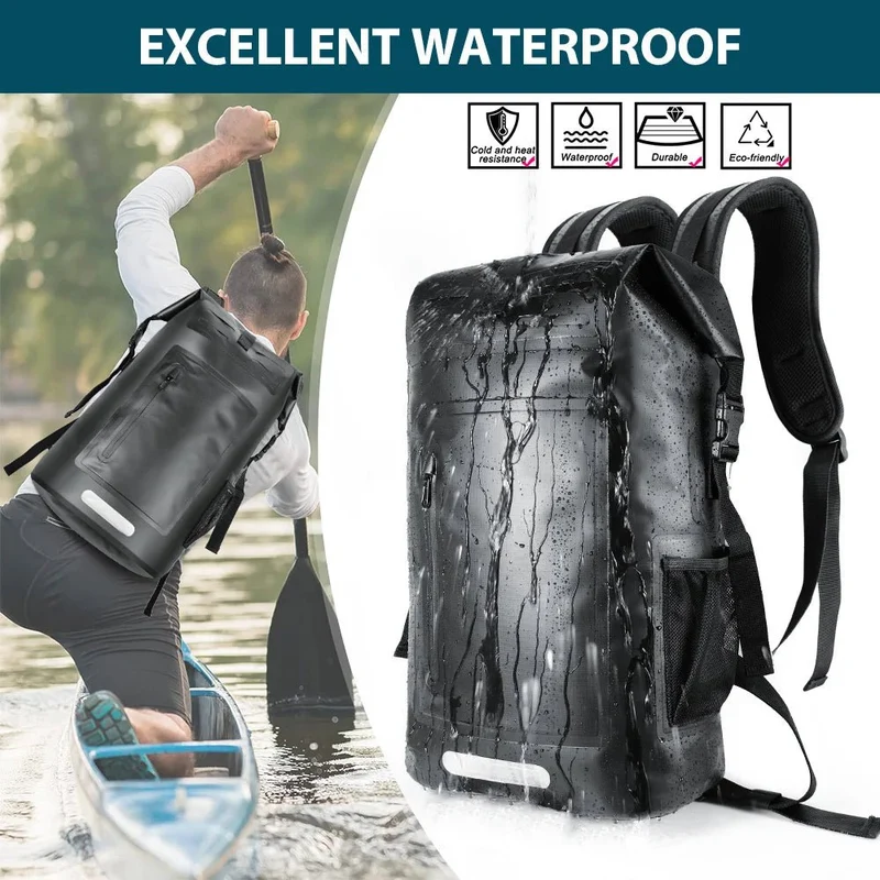 Sac à dos étanche pour natation, plage, surf et plongée "NEWBOLER - BAG310 35L"