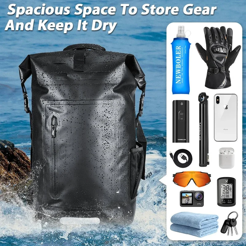 Sac à dos étanche pour natation, plage, surf et plongée "NEWBOLER - BAG310 35L"