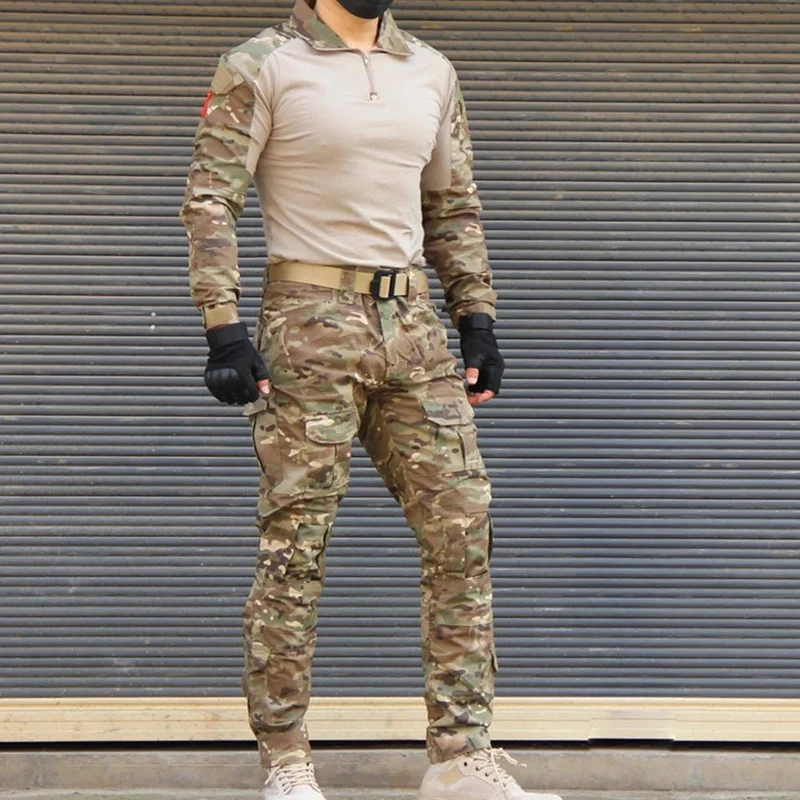 Ensemble de vêtements de camouflage tactiques pour la chasse et l'airsoft "Outdoor Tactical Gear - OTG-100"