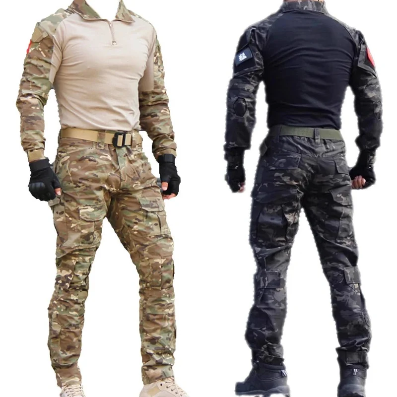 Ensemble de vêtements de camouflage tactiques pour la chasse et l'airsoft "Outdoor Tactical Gear - OTG-100"