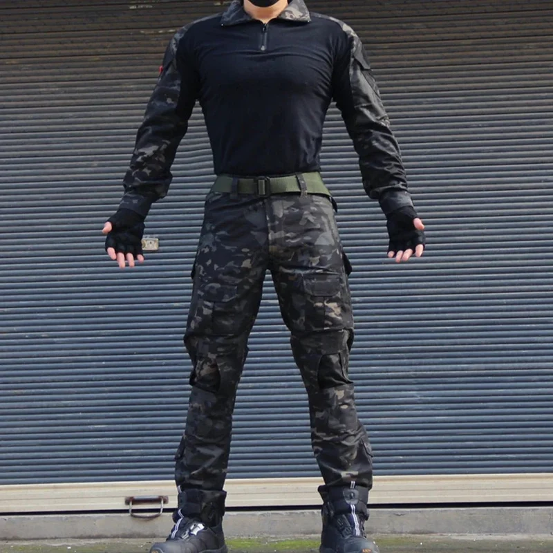 Ensemble de vêtements de camouflage tactiques pour la chasse et l'airsoft "Outdoor Tactical Gear - OTG-100"