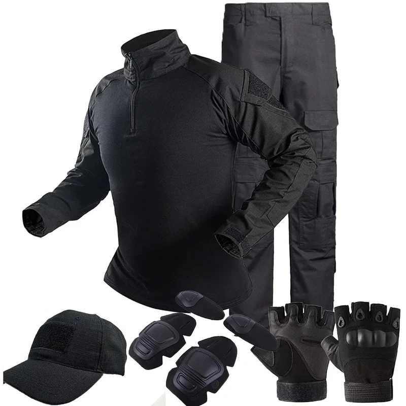Ensemble de vêtements de camouflage tactiques pour la chasse et l'airsoft "Outdoor Tactical Gear - OTG-100"