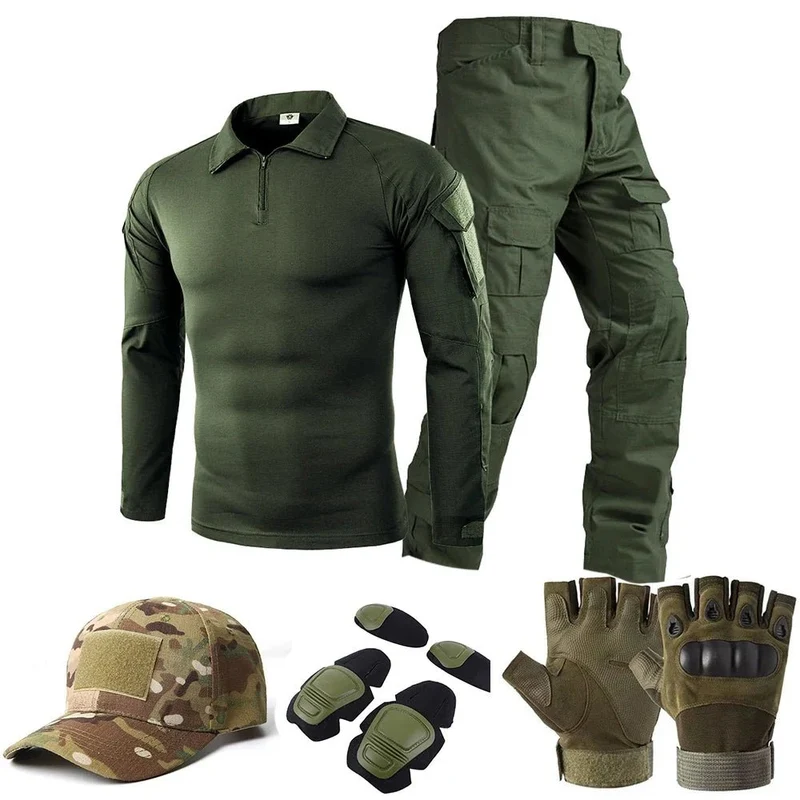 Ensemble de vêtements de camouflage tactiques pour la chasse et l'airsoft "Outdoor Tactical Gear - OTG-100"