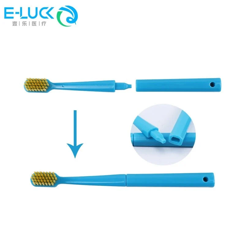 Kits hygiène portable de voyage avec brosse à dents et nettoyage dentaire "E-LUCK - EH034"