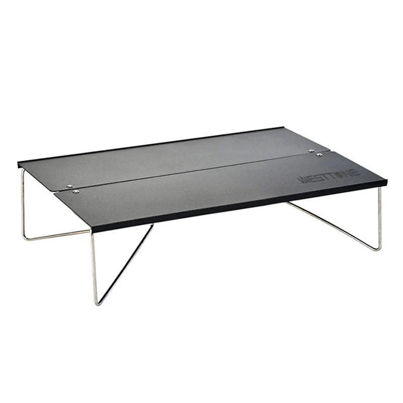 Mini-table de camping d'extérieur ultralégère en alliage d'aluminium "WESTTUNE - Mini-outdoor table"