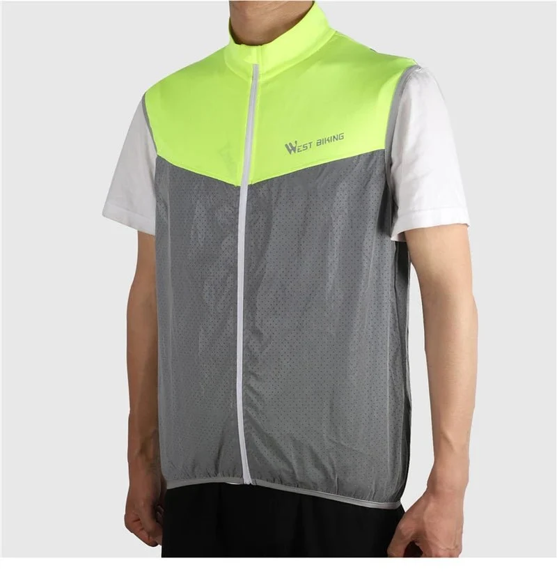Gilet de cyclisme réfléchissant sans manches, respirant "WEST BIKING – YP0206161"