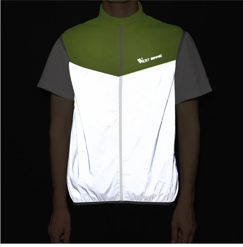 Gilet de cyclisme réfléchissant sans manches, respirant "WEST BIKING – YP0206161"