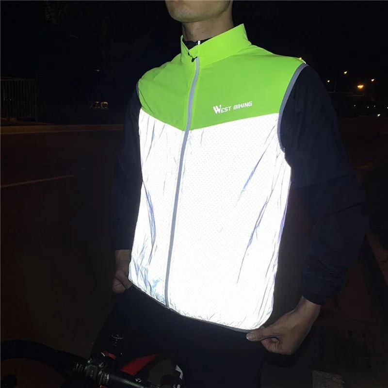 Gilet de cyclisme réfléchissant sans manches, respirant "WEST BIKING – YP0206161"