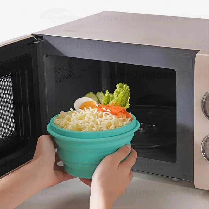 Tasse / bol pliable en silicone de qualité alimentaire pour le camping et bivouac à partir de 70g "M-SQUARE - Bowl"