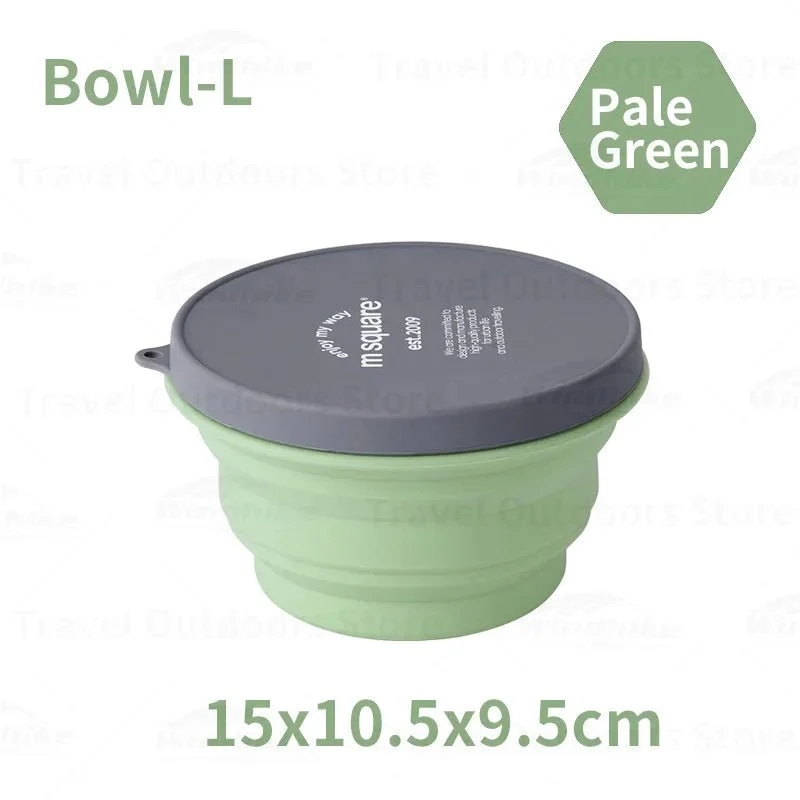 Tasse / bol pliable en silicone de qualité alimentaire pour le camping et bivouac à partir de 70g "M-SQUARE - Bowl"