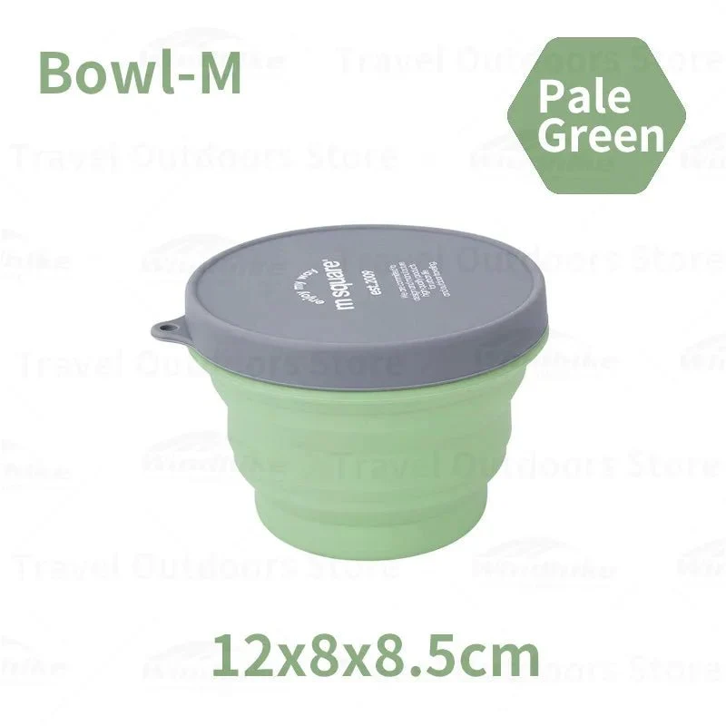 Tasse / bol pliable en silicone de qualité alimentaire pour le camping et bivouac à partir de 70g "M-SQUARE - Bowl"