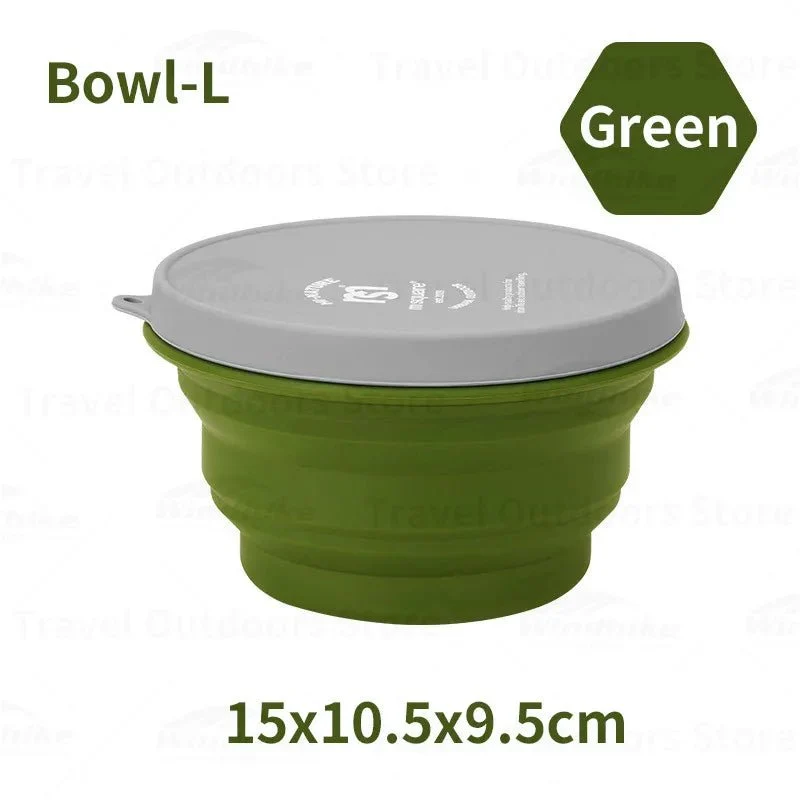 Tasse / bol pliable en silicone de qualité alimentaire pour le camping et bivouac à partir de 70g "M-SQUARE - Bowl"