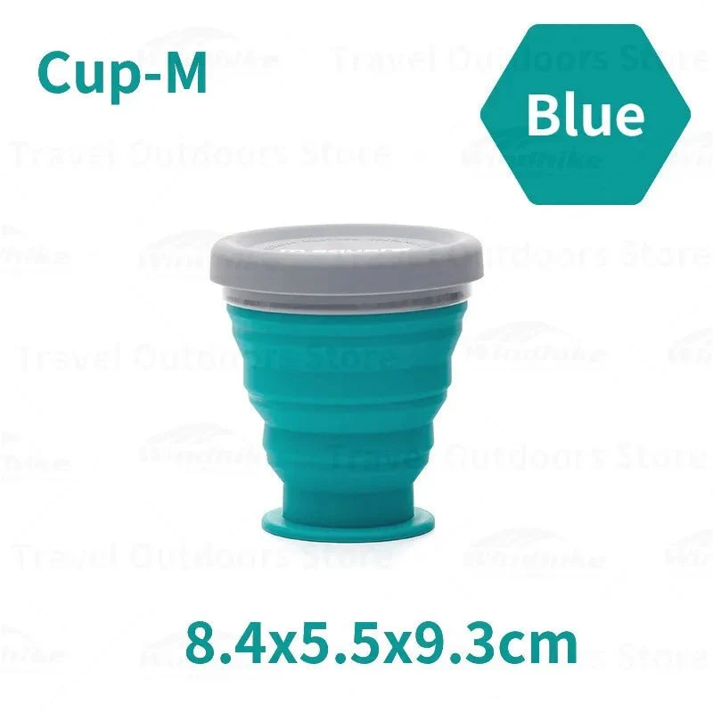 Tasse / bol pliable en silicone de qualité alimentaire pour le camping et bivouac à partir de 70g "M-SQUARE - Bowl"
