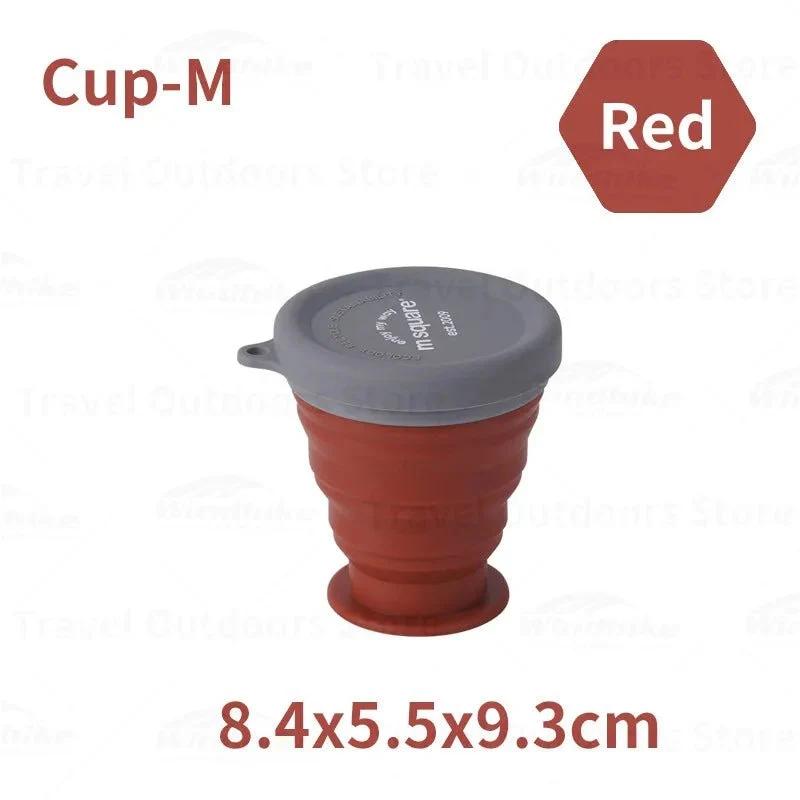 Tasse / bol pliable en silicone de qualité alimentaire pour le camping et bivouac à partir de 70g "M-SQUARE - Bowl"