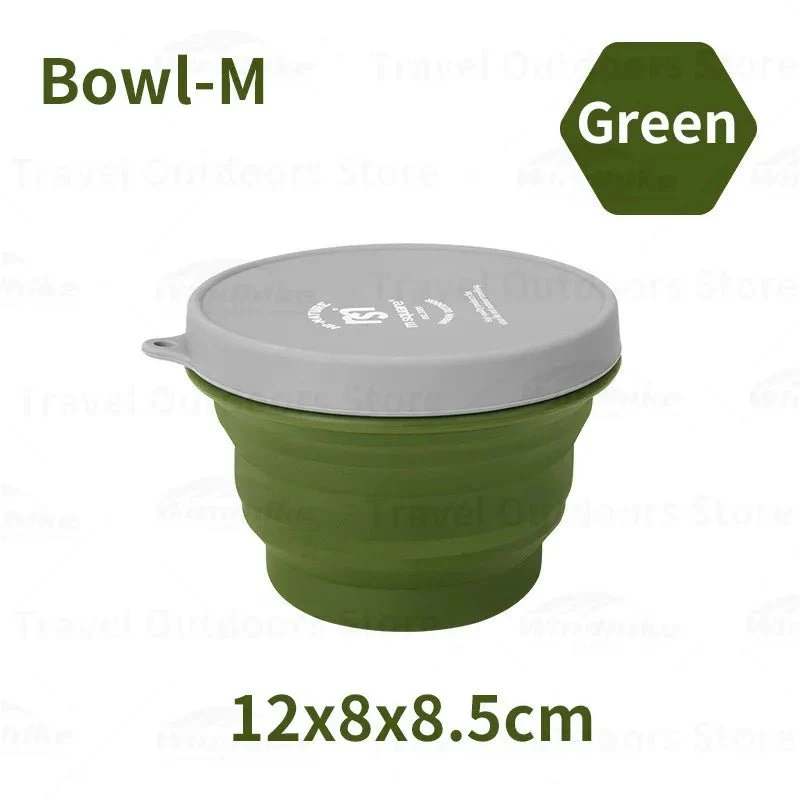 Tasse / bol pliable en silicone de qualité alimentaire pour le camping et bivouac à partir de 70g "M-SQUARE - Bowl"