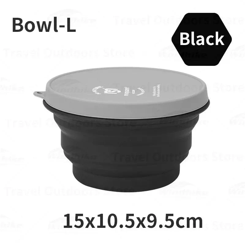Tasse / bol pliable en silicone de qualité alimentaire pour le camping et bivouac à partir de 70g "M-SQUARE - Bowl"