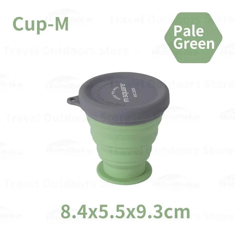 Tasse / bol pliable en silicone de qualité alimentaire pour le camping et bivouac à partir de 70g "M-SQUARE - Bowl"