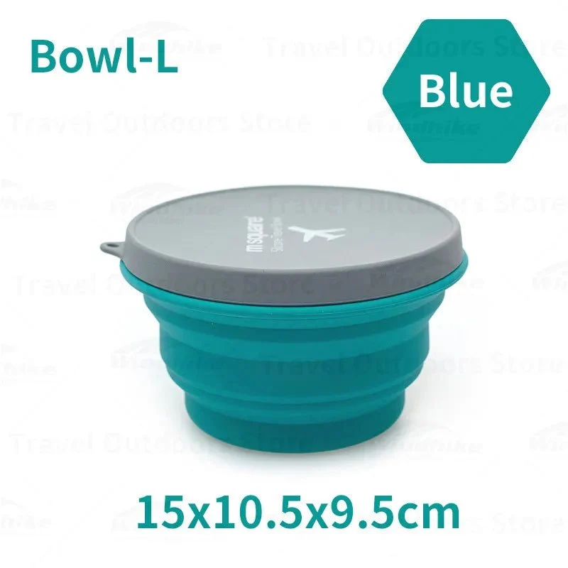 Tasse / bol pliable en silicone de qualité alimentaire pour le camping et bivouac à partir de 70g "M-SQUARE - Bowl"