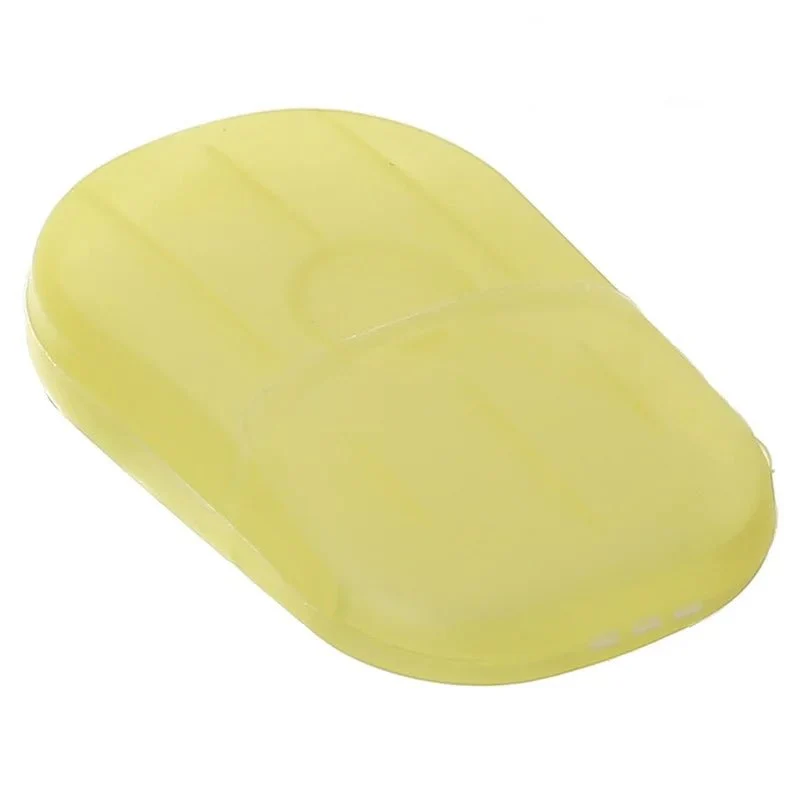 Feuilles de papier en savon jetables pour la randonnée et les voyages 20 feuilles "Milin - Mini-soap"