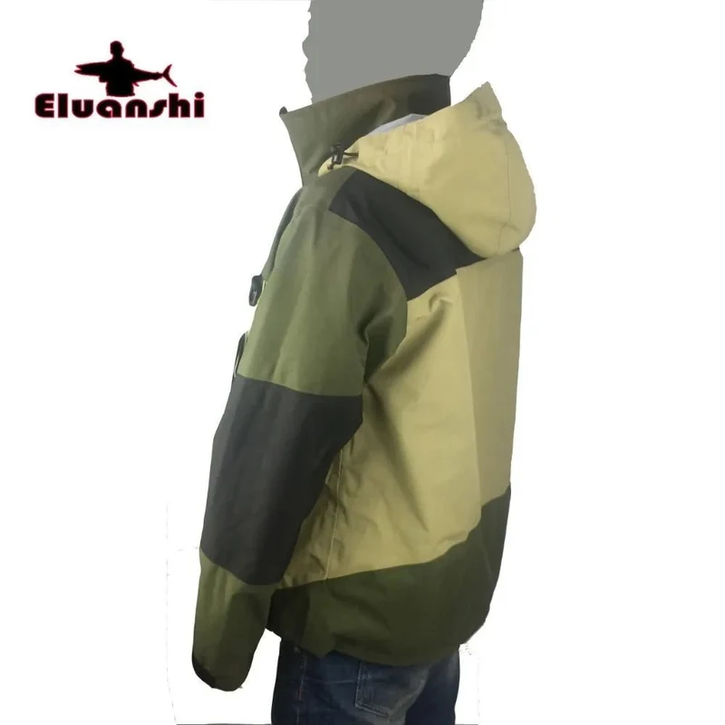 Veste imperméable / Hardshell pour la pêche et chasse "ELUANSHI - Wader"