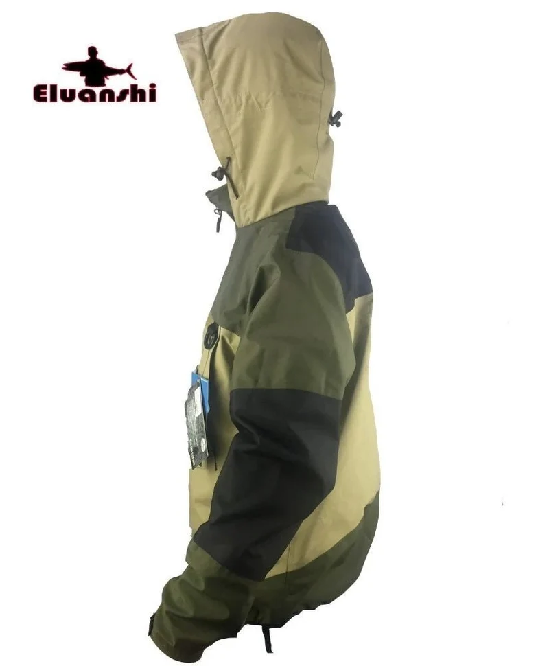 Veste imperméable / Hardshell pour la pêche et chasse "ELUANSHI - Wader"