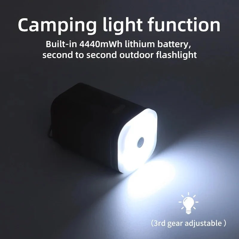 Pompe de gonflage sans fil / mini compresseur avec éclairage LED "PACOONE - Mini Outdoor Air Pump"