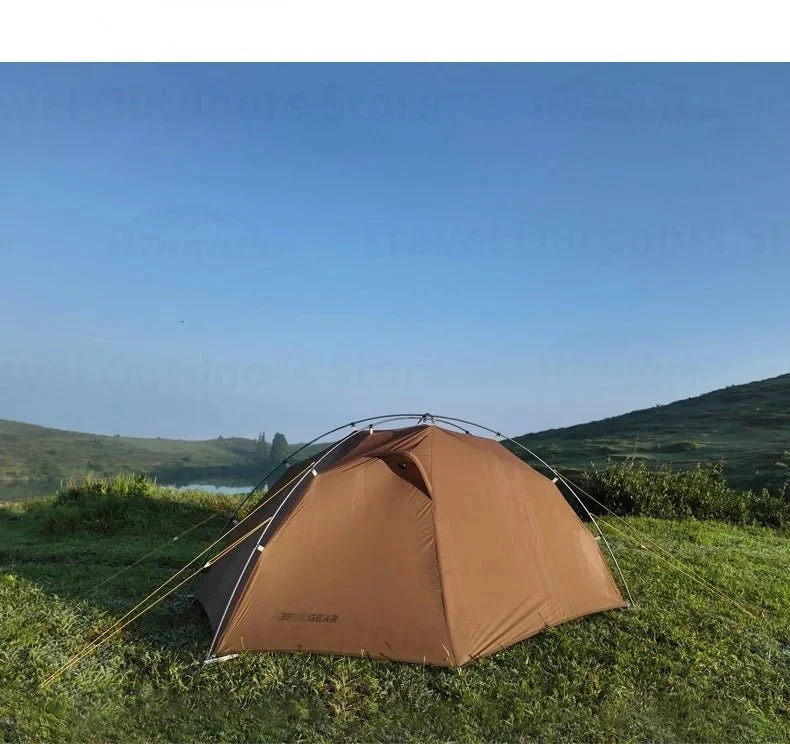 Tente de bivouac / bikepacking ultra-légère pour 1 personne à double-parois avec arceaux aluminium 1,45kg "3F UL GEAR - Taiji 1"