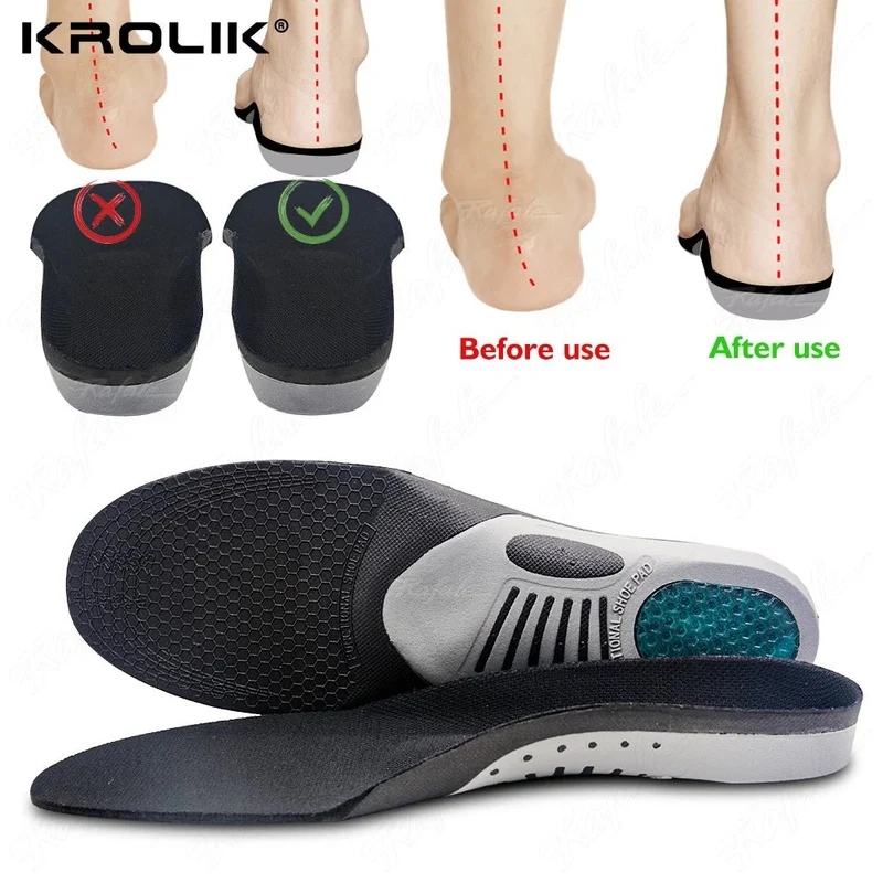Semelles orthopédiques en Gel pour hommes et femmes "Krolik – Shoes Pad"
